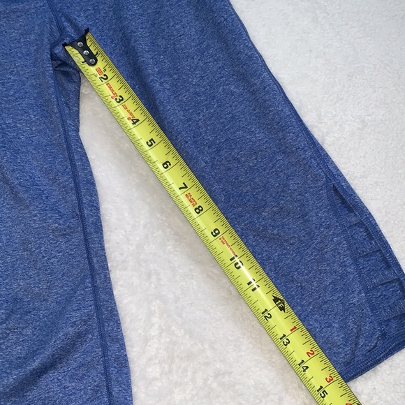 Z by Zella Girl Blue Capri Leggings M 8/10 EUC Athletic Sports Dance - Picture 8 of 10